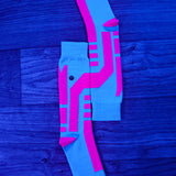 Electric Blue & Blazing Pink