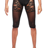 Floral Lace and Sheer Legging