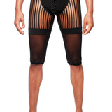 Mesh Pinstripe with Thong